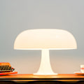 Miniatyrbillede 2 af 6: AGILITY svampebordlampe Polycarbonat bordlampe Hvid, 4 gratis LED-lyskilder