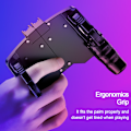 Miniatyrbillede 5 af 5: Mobil Spilcontroller Trigger Fire Knapper Sensitivt Joystick, Gamepad til 4.7-6.5 tommer iPhone & Android Telefon