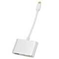 Pikkukuva 4 / 5: MiniDP - HD Multimedia Interface VGA -sovitin, Plug and Play 4Kx2K 2 in 1 -videoadapteri