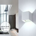 Miniatyrbillede 3 af 3: 12W LED Væglampe til Soveværelse Moderne Interiør, Op og Ned Design Justerbar Lampe, Aluminium Lampearmaturer Hvid LED Væglampe til Soveværelse Hjem Gang