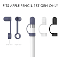 Pikkukuva 4 / 5: Sopii Apple Pencil Apple -kondensaattorikynälle, suojakotelo iPad-kynälle, pudotussuoja silikoninen stylus-kynän suojus