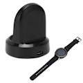 Miniatyrbillede 1 af 8: Smart Watch Oplader Bærbar Opladningsstation til Samsung Galaxy Watch R810 R800