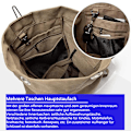 Miniatyrbild 5 av 6: Vandringsryggsäck Reseryggsäck Handbagage Flygplan 35L Stor Taktisk Utomhusryggsäck Trekkingryggsäckar för Män Kvinnor Camping Vandring Svart Ryggsäck