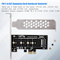 Miniatyrbillede 1 af 2: PCI-E til M.2 Udvidelseskort Konverter til M2 NGFF NVME Harddisk