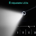 Miniatyrbild 4 av 5: Trådlös endoskop WiFi inspektionskamera Borescope Vattentät IP68 Halvstyv kabel för iOS Android iPhone Windows Mac