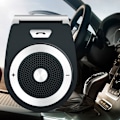 Miniatyrbillede 5 af 5: Auto Kfz Bluetooth Håndfri Freesprecheinrichtung Car-Kit til Solskærm Automatisk Slukning og Aktivering Mulig Musik GPS