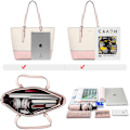 Miniatyrbild 5 av 5: LOVEVOOK Handväska Dam Axelväska Handväskor Tote Bag Dam Stor Designer Elegant Axelväska Handväska Set om 3, m