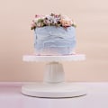 Pikkukuva 5 / 5: Kakun koristelualusta pyörivä pohja liukumaton kakun koristelupöytä DIY keittiön leivontatyökalu (Pyörivän pöydän halkaisija 23 cm)