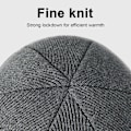 Miniatyrbilde 4 av 5: 2 stk. varme luer for kvinner og menn, strikket baggy dobbel lag varm brettet skull beanie for ski og skøyter
