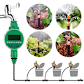 Miniatyrbillede 2 af 5: Automatisk vandingsur, timer, timer, LCD-display, digital automatisk tidsbesparende vanding med vandtæt beskyttelsesdæksel til haven