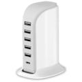 Miniatyrbillede 1 af 5: Sejlbåd Multi-Funktions USB Oplader Multi-Funktions Desktop Opladestation 30W