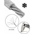 Miniatyrbillede 3 af 5: 30M Wire Rope, 3mm Wire Rope Rustfrit Stål Wire, med 50 stk. Aluminium Krympehylstre, 20 stk. Rustfrit Stål Øjer til 3mm Wire Rope