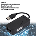 Pikkukuva 1 / 2: Faksimodeemi Kaksiporttinen USB2.0 56K Ulkoinen Modeemiohjain Win 7/Win 8/Win 10/Win XP