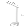 Miniatyrbilde 5 av 5: LED Skrivebordslampe Leselampe med USB-ladeport 3 Lysmoduser, Sensitiv Kontroll, Øye-vennlig Kontorlampe