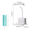 Miniatyrbillede 5 af 5: LED Skrivebordslampe, Små Skrivebordslamper til Hjemmekontor, Hvid Skrivebordslampe til Børn, LED Desktop/Computer Studielamper til Soveværelser, Genopladelig, Batteri