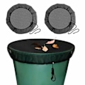 Miniatyrbillede 1 af 5: 2 stk. Spand Netdæksel Insektnet - Diameter 80 cm - Sort