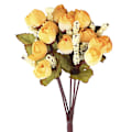 Miniatyrbilde 1 av 5: Kunstig Fake Blomst Mini Rose Te Knopp Simulering Rose Blomst Perle Knopp for Stue Blomsterarrangement Dekorasjon