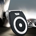 Miniatyrbillede 4 af 5: Auto Kfz Bluetooth Håndfri Freesprecheinrichtung Car-Kit til Solskærm Automatisk Slukning og Aktivering Mulig Musik GPS