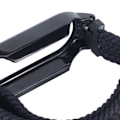 Miniatyrbillede 3 af 8: 3 i 1 Urrem Skærmbeskytter Etui Udskiftning Urrem Beskyttelsesfilm Etui til Mi Band 7 Sort Rem Sort Skal