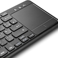 Miniatyrbilde 4 av 5: Tastatur med touchpad, 2,4 GHz tilkobling via USB-mottaker, programmerbare multimedietaster, Windows / Android / ChromeOS