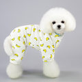 Miniatyrbild 3 av 5: Husdjur söta mönsterkläder Husdjur fyrbenta kläder Hund bananmönster huskläder