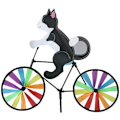 Miniatyrbild 1 av 3: Trädgårdsvindkvarn vindkvarnar katt hund cykel regnbåge vindhjul utomhus vindkvarn leksak dekor