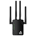 Miniatyrbild 1 av 5: WLAN-repeater, router, räckviddsförstärkare för wifi-signal, åtkomstpunkt, booster, 1200 Mbps