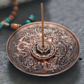 Miniatyrbild 4 av 5: Rökelsehållare - Lotus Doft Legering Rökelsebrännare med Askuppsamlare för Meditation, Yoga, Hemmakontor