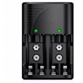 Miniatyrbillede 5 af 5: Universal batterioplader, hurtigoplader til AA/AAA eller 9V genopladelige batterier 6802 med LED-indikator, global spænding 100-240V