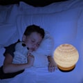 Miniatyrbillede 5 af 5: Planet lampe Solnedgang bordlampe Atmosfære Regnbue lampe Vandrende planet natlampe Sengelampe