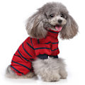 Miniatyrbild 3 av 5: 2 stycken husdjurskläder Hemkläder Randiga hundkläder Pyjamas Hög krage husdjurskläder Fyrbenta kläder