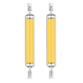 Miniatyrbillede 1 af 5: R7S LED Pære 118mm 20W Dæmpbar, Varm Hvid 3000K 3000LM, Lineær Erstatning for J118 300W Halogenlampe, 360 Graders Belysning, Flimmerfri, R7S OCB LED Rør