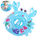 Miniatyrbild 2 av 5: Pool Floats för Baby Toddlers Uppblåsbar Float Flotte Vatten Simring Flytande Båt för Barn Underarm Cirkel （Krabba）