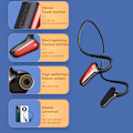 Pikkukuva 4 / 5: Kannettavat urheiluvedenpitävät langattomat in-ear-kuulokkeet, Bluetooth-nappikuulokkeet Langattomat Bluetooth-kuulokkeet Juoksuun Kävelyyn Kuntosalille