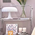 Miniatyrbillede 4 af 6: AGILITY svampebordlampe Polycarbonat bordlampe Hvid, 4 gratis LED-lyskilder