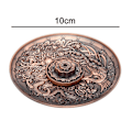 Miniatyrbild 5 av 5: Rökelsehållare - Lotus Doft Legering Rökelsebrännare med Askuppsamlare för Meditation, Yoga, Hemmakontor