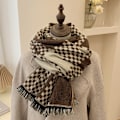 Miniatyrbild 1 av 2: Höst Vinter Herr Bomullsscarf, Herr Halsduk Basic Scarf