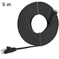 Miniatyrbillede 2 af 5: Cat6 Fladt Skærmet RJ45 Ethernet Patch Netværkskabel Belagt Stik STP Ledninger til Højhastigheds Computer Router Ethernet LAN Netværk
