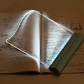 Miniatyrbillede 3 af 5: Boglampe til læsning i sengen om natten, bærbar LED flad plade lampe, øjenbeskyttelse til soveværelset, natlampe til bøger, familie studielampe, øjenpleje til læsning