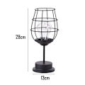 Miniatyrbillede 2 af 5: Dekorativ lampe med bur, lampe til soveværelse, køkken, bryllup