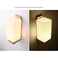 Miniatyrbillede 4 af 4: LED Væglampe Indendørs Belysning Træ Væglampe Varmt Lys Lampe til Soveværelse Stue Kontor Gang (Pære ikke inkluderet)