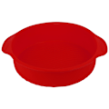Miniatyrbillede 1 af 5: Bageudstyr Rund Form 3D Silikone Bageform DIY Bageform Bageplade (Rød)
