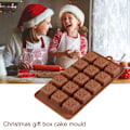 Miniatyrbillede 2 af 5: Silikone Chokoladeforme til Snacks & Trøfler, Silikoneforme Karamel Hårdt Slik Form, Gaveæskeform