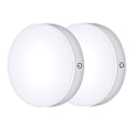 Miniatyrbillede 1 af 5: 2 stk. Touch Natlamper, USB Genopladelig LED Skabslys, Kan sættes fast de fleste steder som Skabslys til Badeværelse, Soveværelse og Bordplade