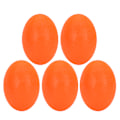 Miniatyrbild 2 av 7: 5 st Silikon Handgrepp Boll Handled Träning Styrketräning Massage Greppförstärkare Orange (20 grader) Äggform (Oval)