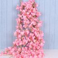 Miniatyrbilde 4 av 10: 1.8m 256 Simulerte Kunstige Sakura Blomster Girlander Hengende Ranker for Vår Hjem Rom Bryllupsfest Dekor