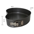 Miniatyrbild 5 av 5: Mini hjärtformad bakform Hjärtformad springformspanna liten, non-stick belagd, läckagesäker, bakform för halva receptet