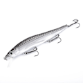 Miniatyrbilde 2 av 2: 1 stk. Lang Hale Fiske Kunstig Levende Agn Livaktig Minnow Lokkemiddel Fisketilbehør (A)