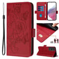 RFID-läderfodral för TCL 505 Red