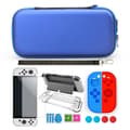Nintendo Switch OLED-kompatibelt etui med tilbehør 9 dele Blue